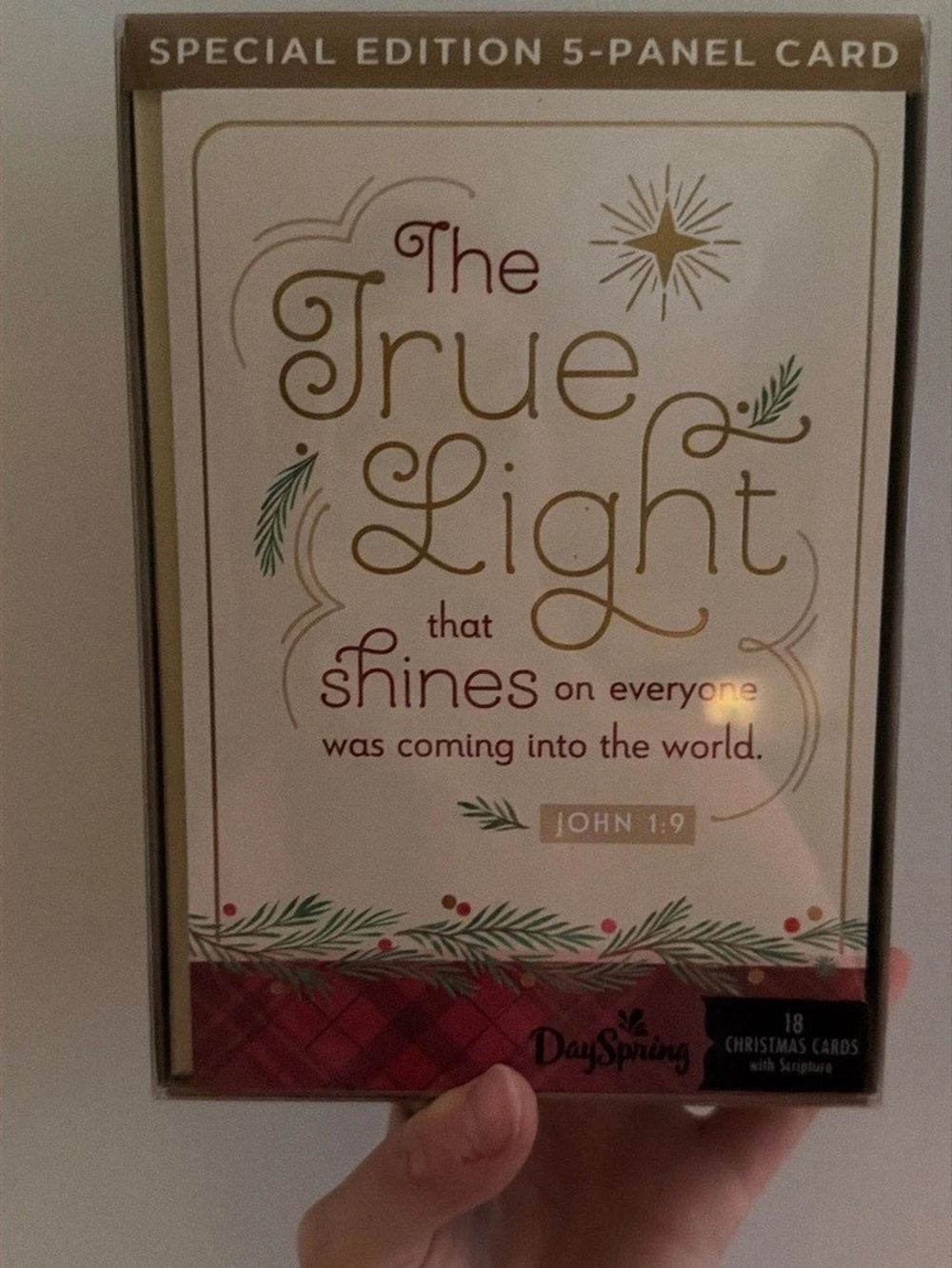 DaySpring True Light 5-Panel Christmas Cards Card Set - Picture 3 of 6